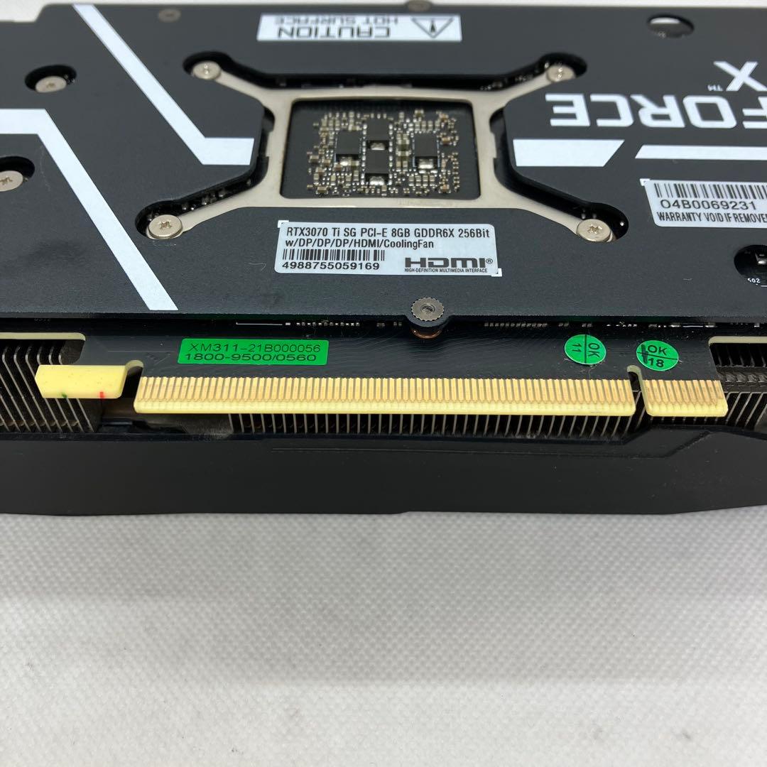 グラフィックボード・グラボ・ビデオカード GALAKURO GAMING RTX 3070 Ti E8GB 159