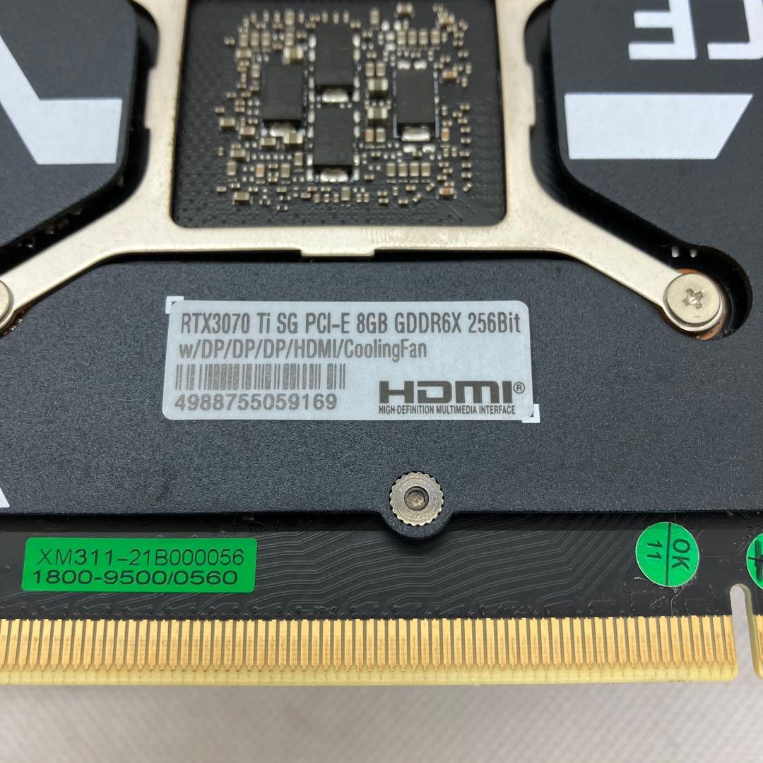 グラフィックボード・グラボ・ビデオカード GALAKURO GAMING RTX 3070 Ti E8GB 159