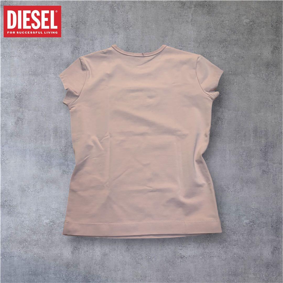 さ*の様 〖大人気〗DIESEL オーバルD カットアウト ロゴT ピンク 新品