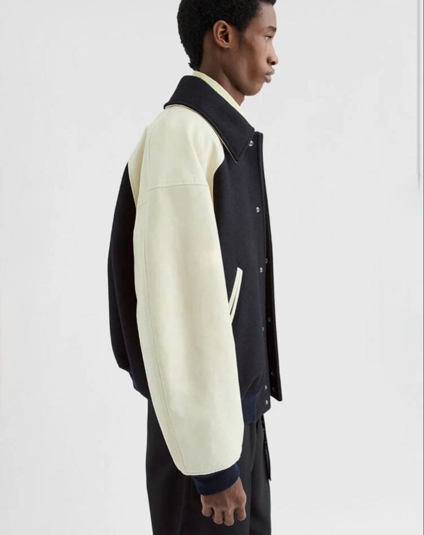【25AW現行品】ジルサンダー カシミアブレンド ブルゾン 46