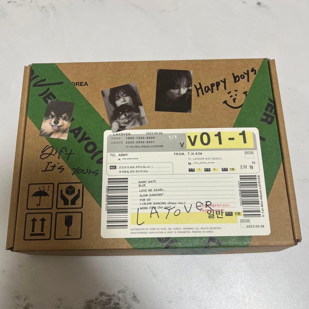 【BTS V 】アルバム4種セット【アーリーバード特典付き】