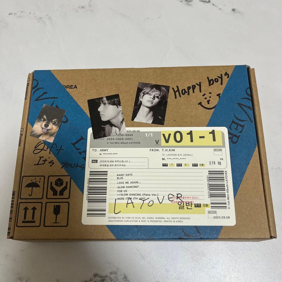 【BTS V 】アルバム4種セット【アーリーバード特典付き】