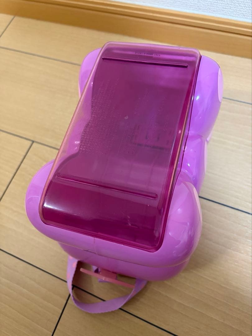 ディズニー　ポップコーンバケット　ミニー　デイジー　リボン型　パープル　紫