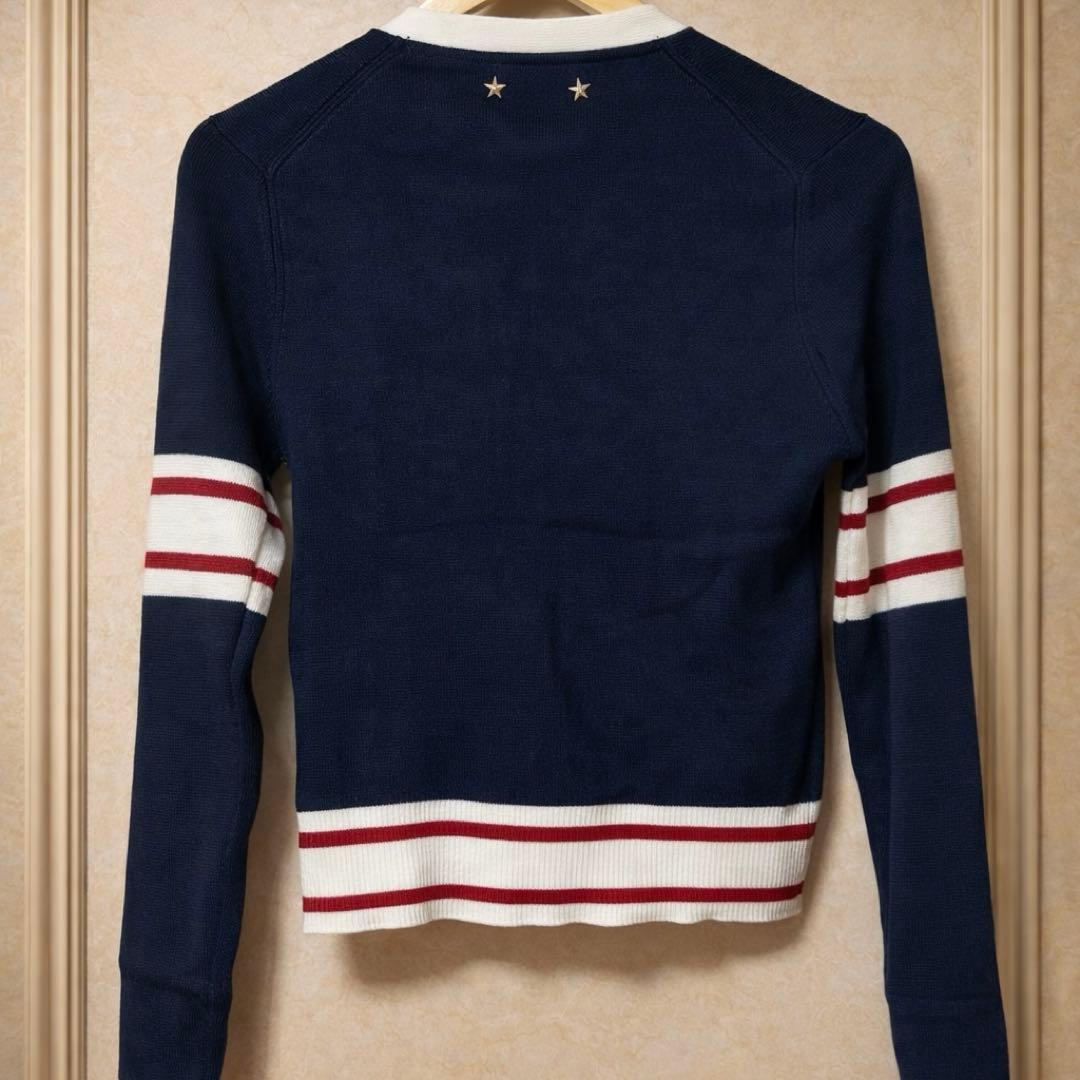 Bibiy. B.CLUB TIE CARDIGAN ネイビー　紺色