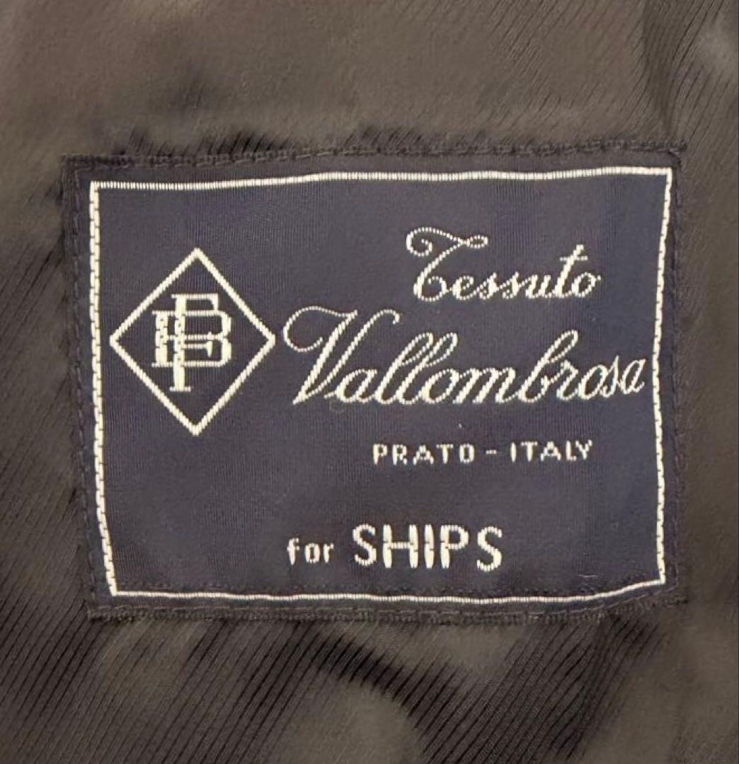 極美品 SHIPS イタリア バロムブローサ 別注 ヘリンボーン ダッフルコート