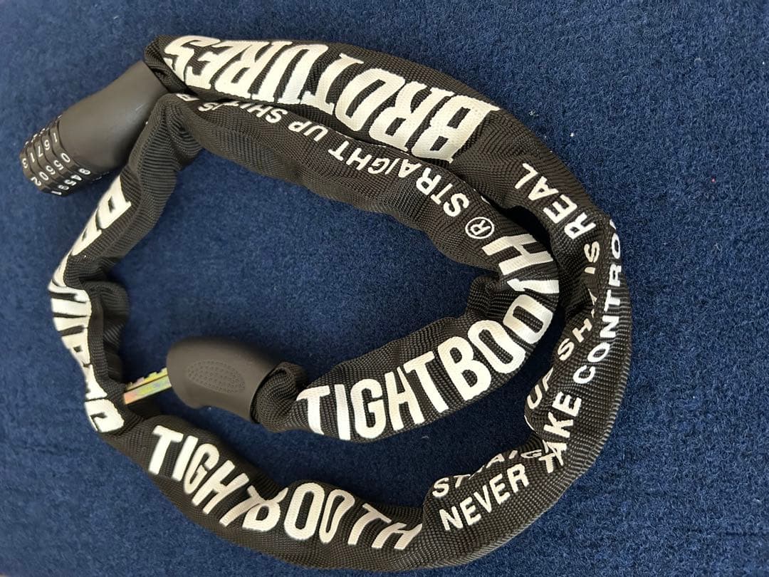 新品❤️未使用　タイトブース　ブローチャーズ　自転車、バイク盗難最強チェーンロック