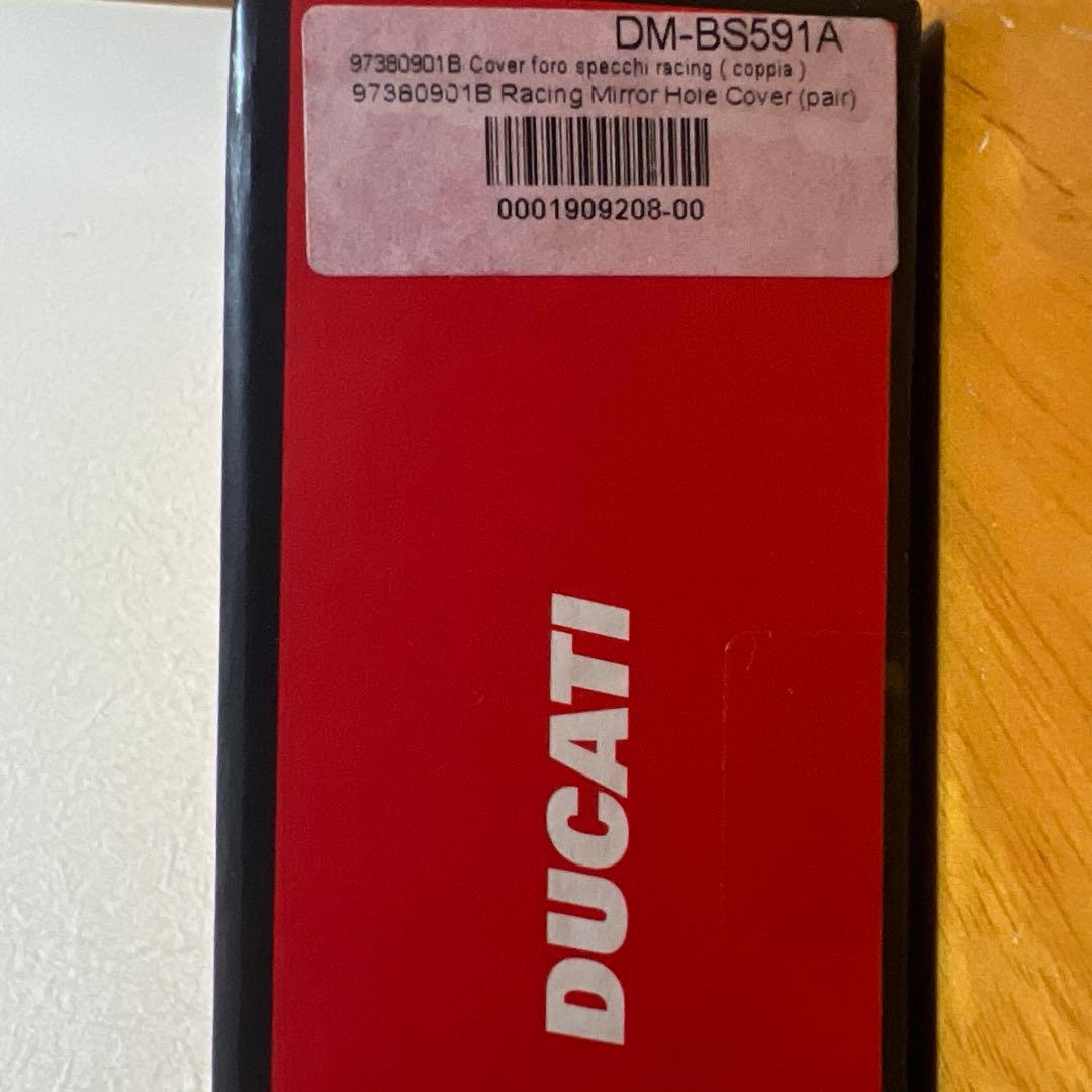 DUCATI Panigale V4R ドゥカティパニガーレミラーホールカバー