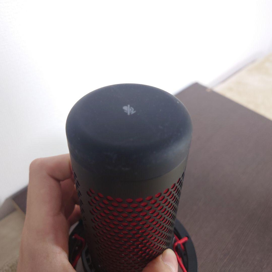 HYPERX quadcast USBコンデンサーマイク 黒/赤
