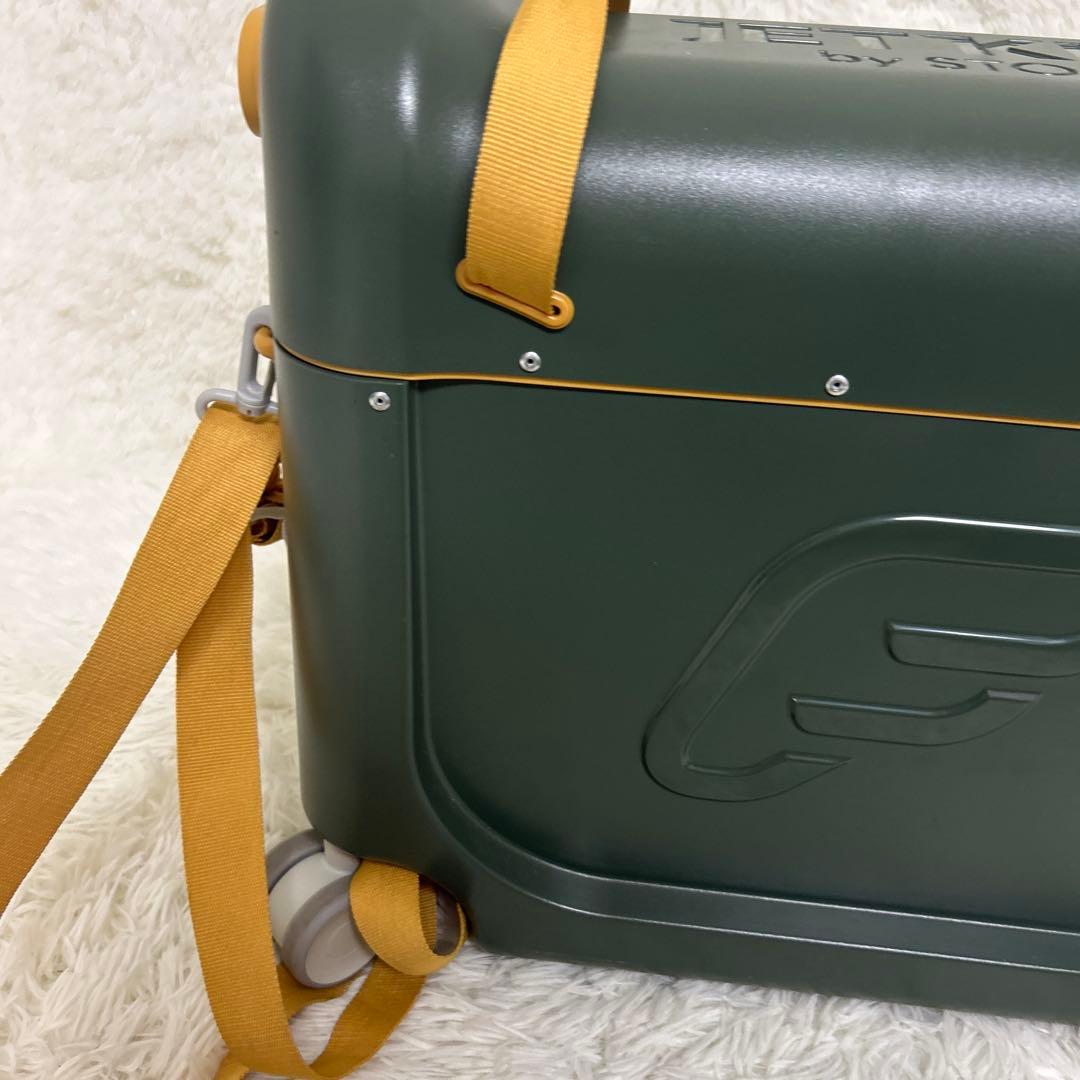【美品】STOKKE JETKIDS グリーン 収納ボックス　付属品付き