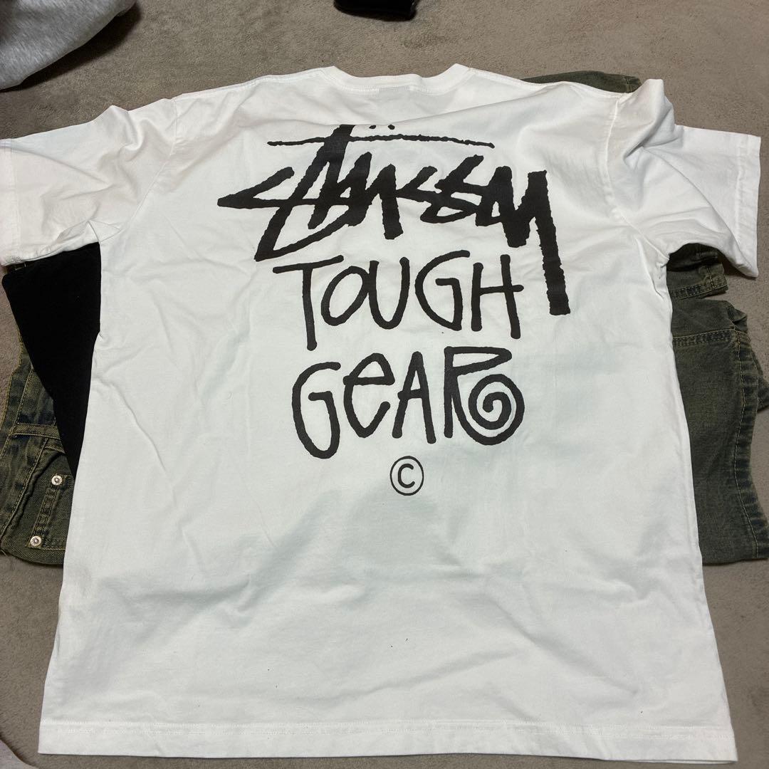 Stussy Tough Gear Tシャツ L ホワイト