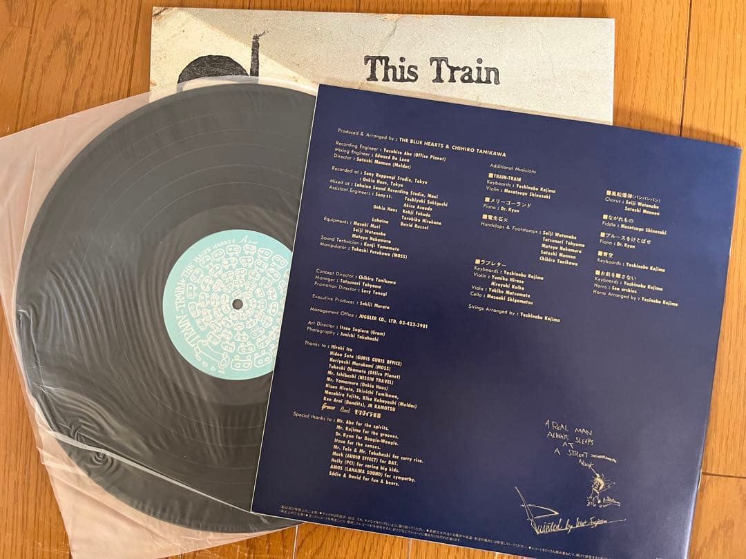 邦楽 The Blue Hearts Train Train 2LP