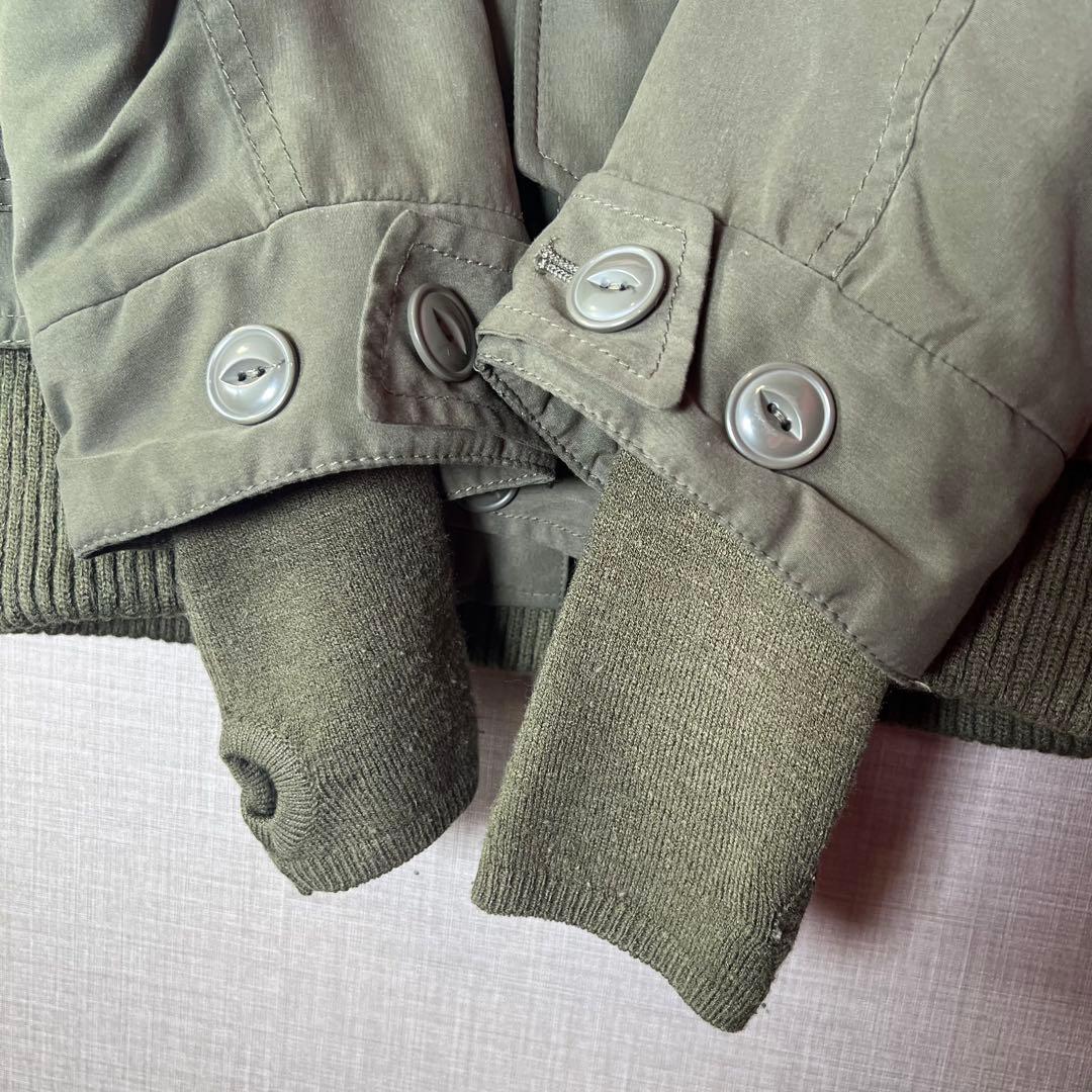 美品【SLY】3WAYファイヤーマンバックルミリタリージャケット ボアライナー