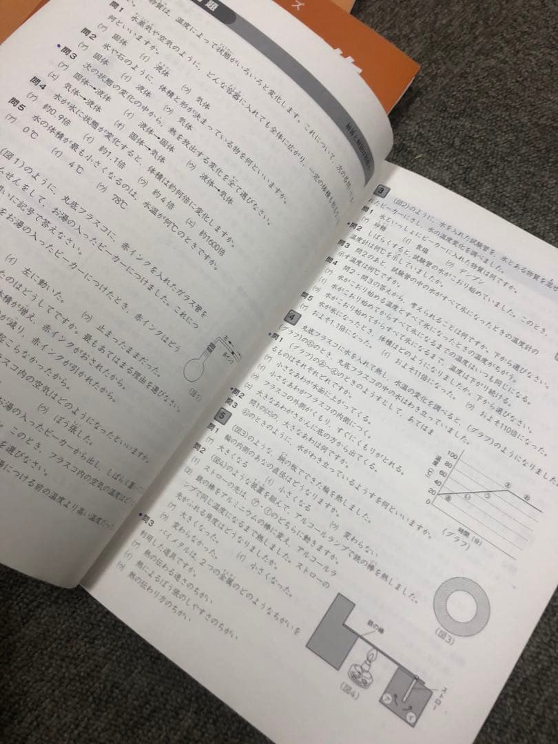 改定新版　四谷大塚　5年予習シリーズ演習問題集　国算理社　上下　2022年度版