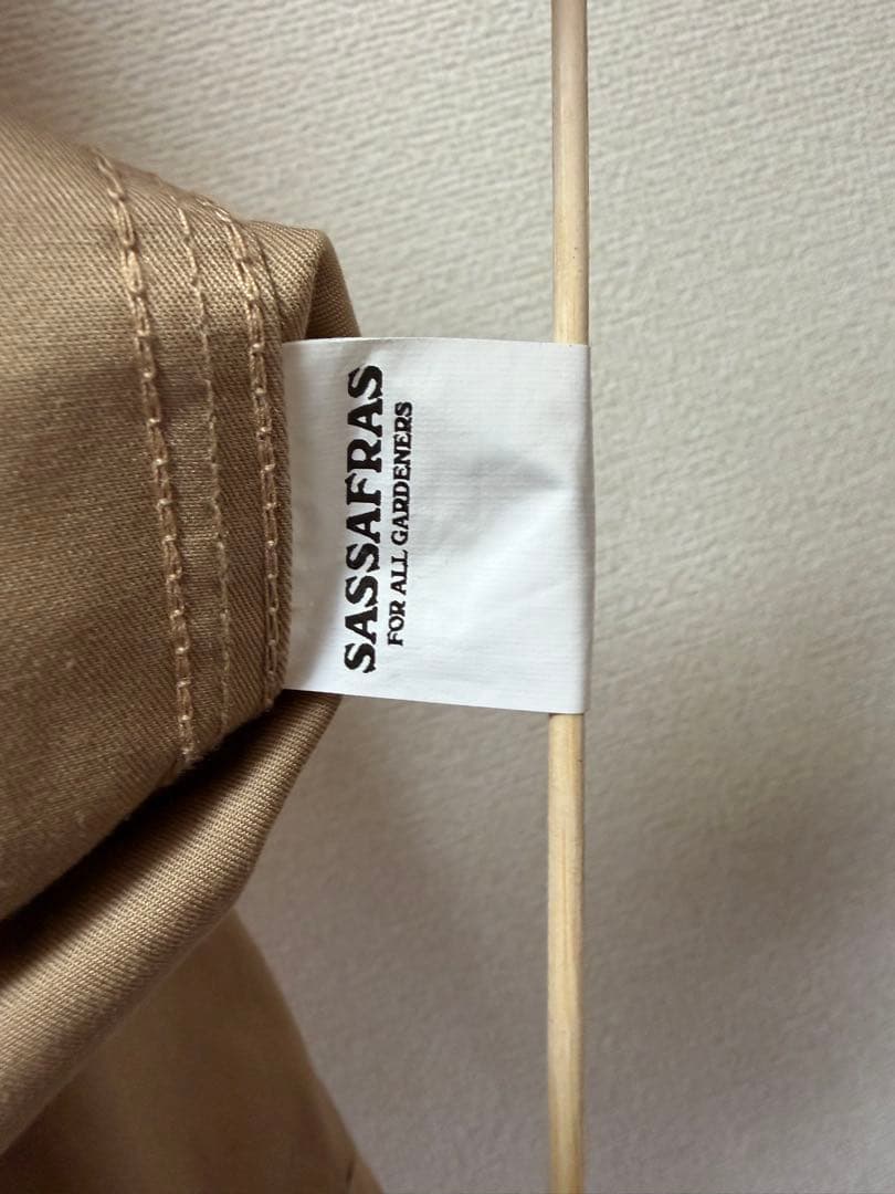 SASSAFRAS フード付きジャケット L ベージュ