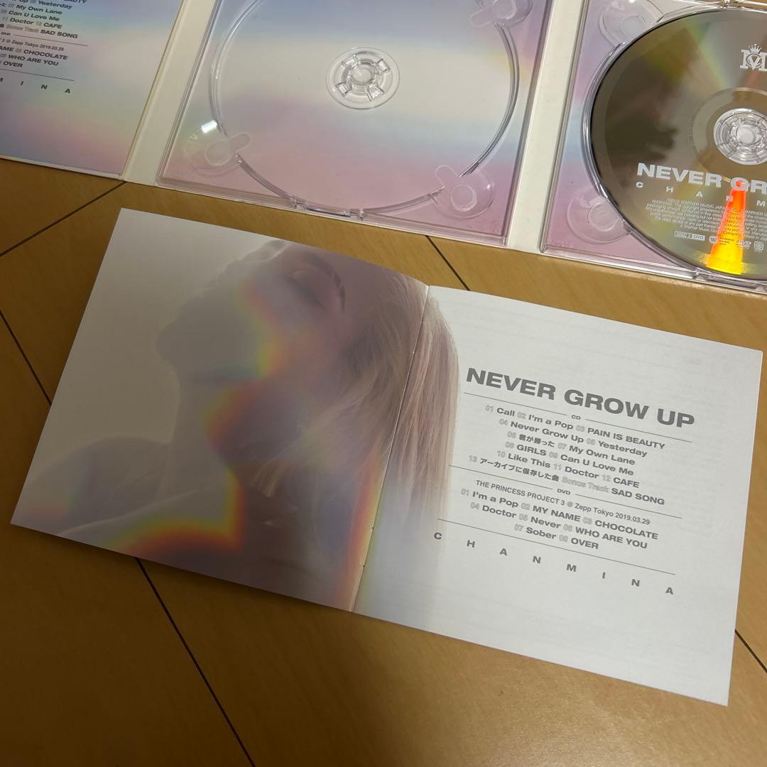 【即購入ok!!】ちゃんみな『NEVER GROW UP』初回限定DVDのみ