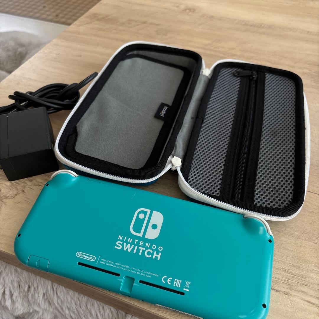最終値下 Nintendo Switch Lite ターコイズ 本体 充電器付き