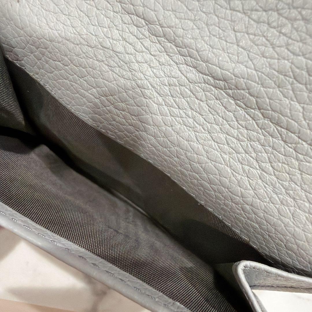 Miu Miu ブルー系 三つ折り財布　ミニ財布　カードケース　ケース