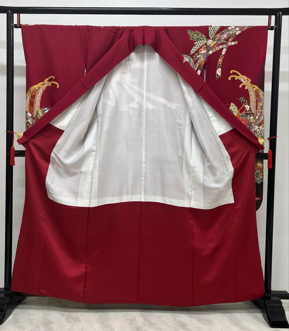 振り袖　フルセット　別誂長襦袢　成人式　金彩加工　刺繍入り　後藤久美子　819