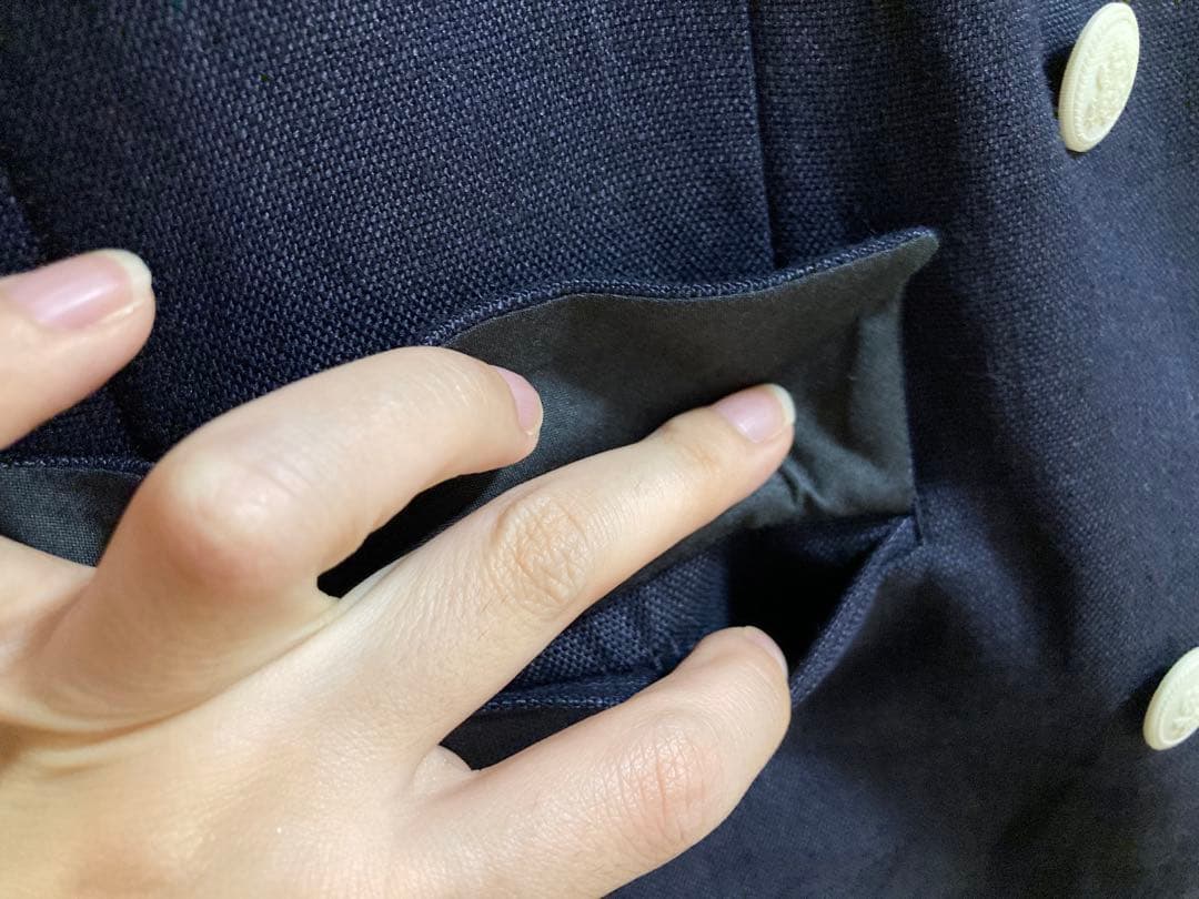 未着用 United arrows リネン ブレザー ネイビー ジャケット 40