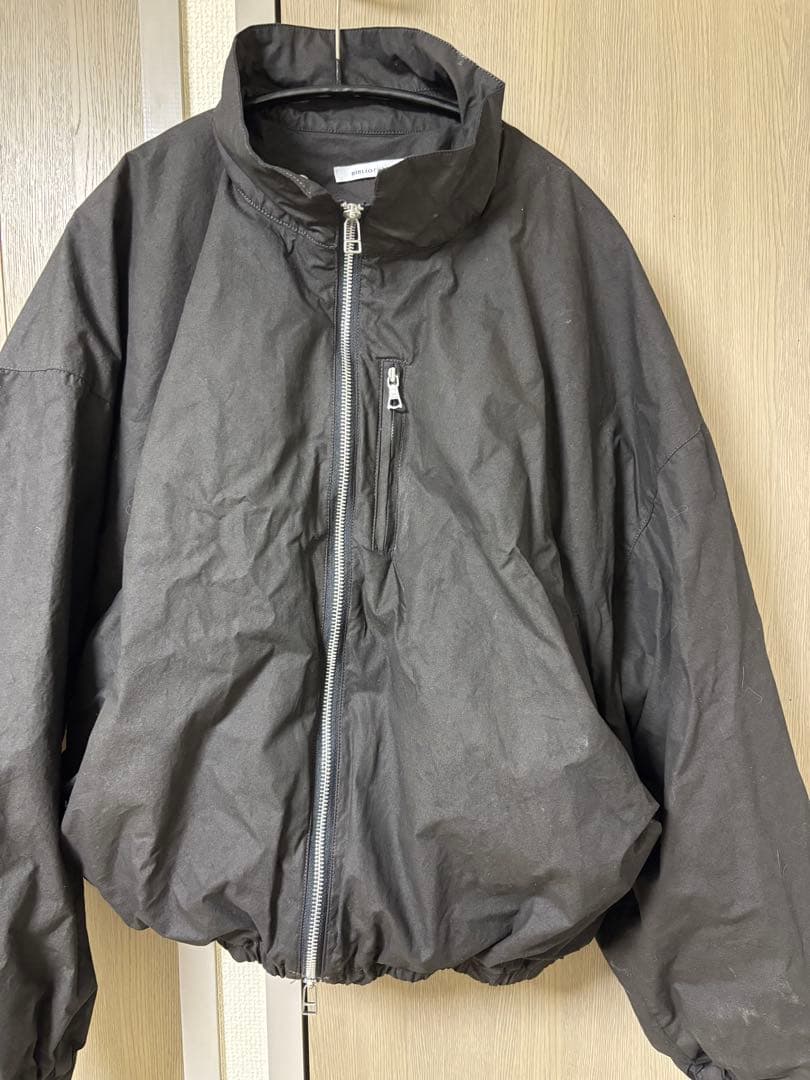 ジャケット・アウター BIBLIOTHERK DRAPED BLOUSON BLACK
