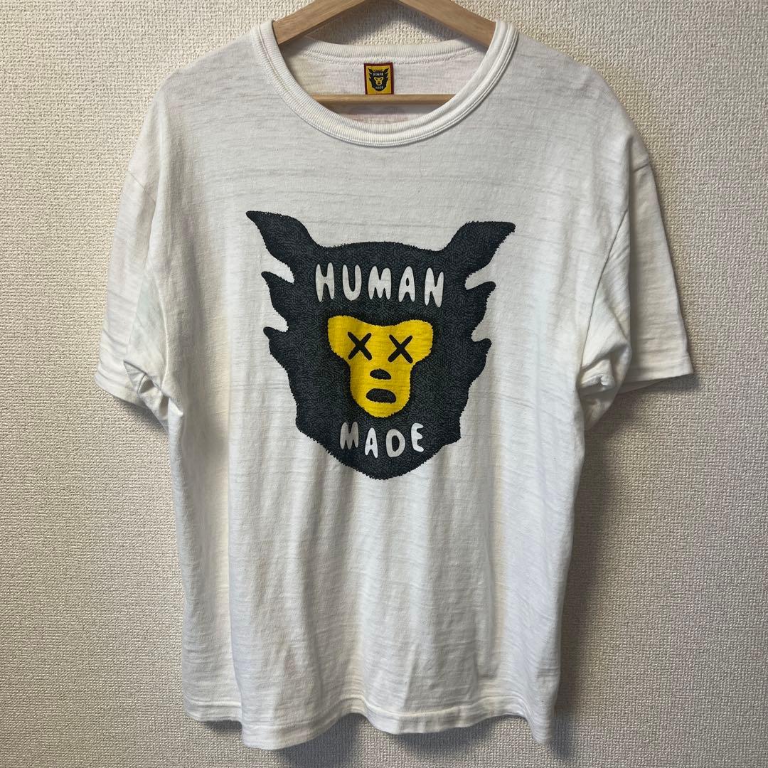 HUMAN MADE カウズ　グラフィックTシャツ ホワイト