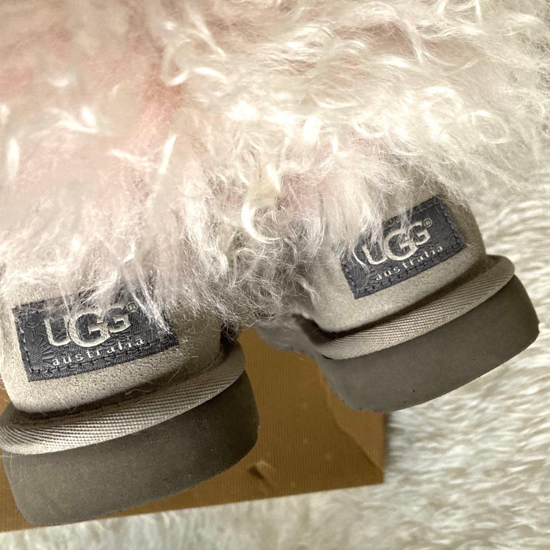 ＊Ｕ＊ UGG ムートンブーツ　ボア　ファー　保存箱付き　23cm