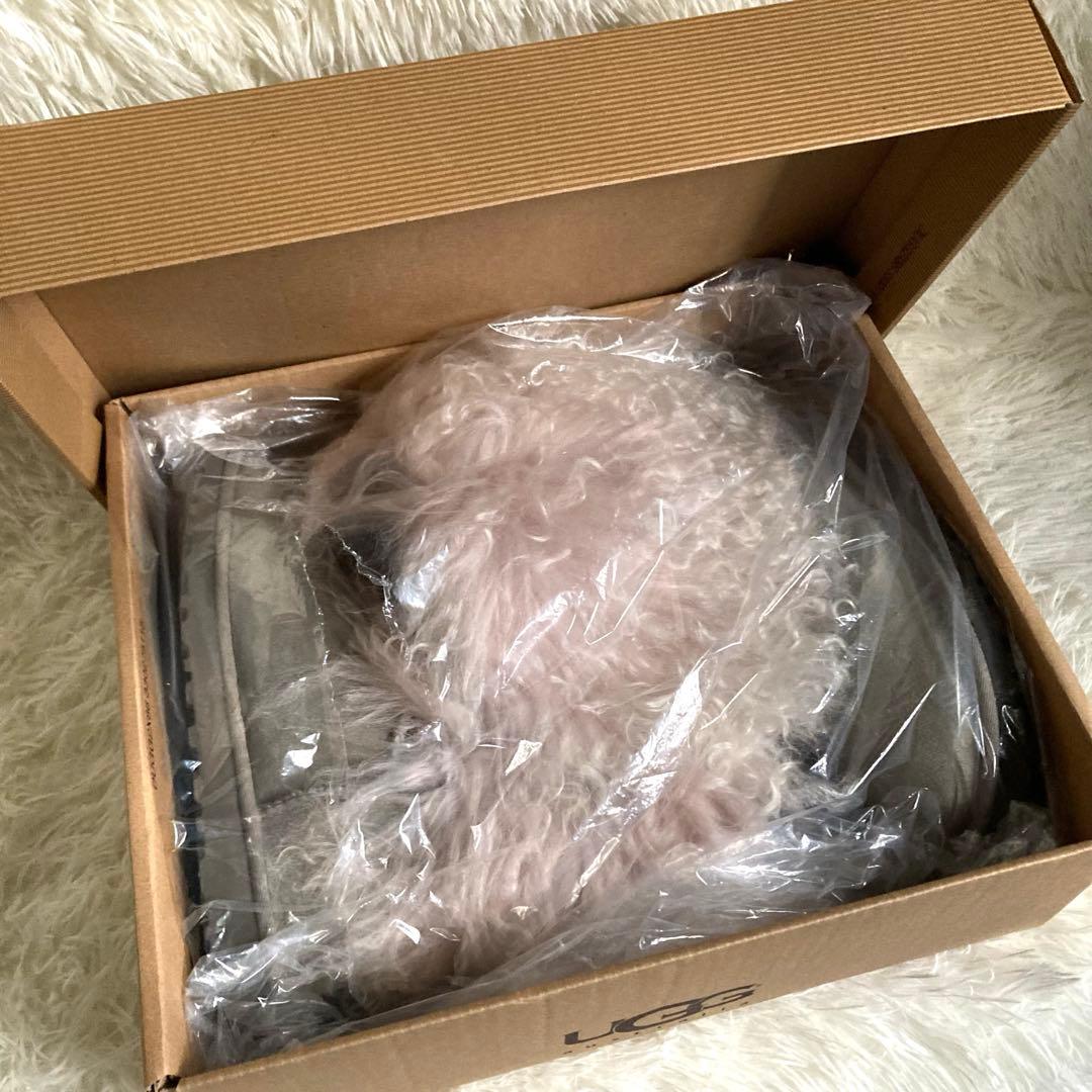 ＊Ｕ＊ UGG ムートンブーツ　ボア　ファー　保存箱付き　23cm