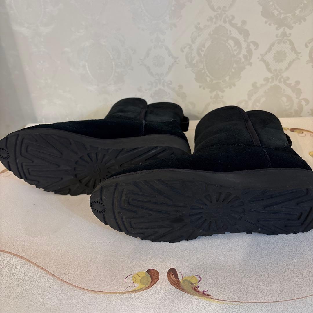 UGG ブラックムートンブーツ 26㌢