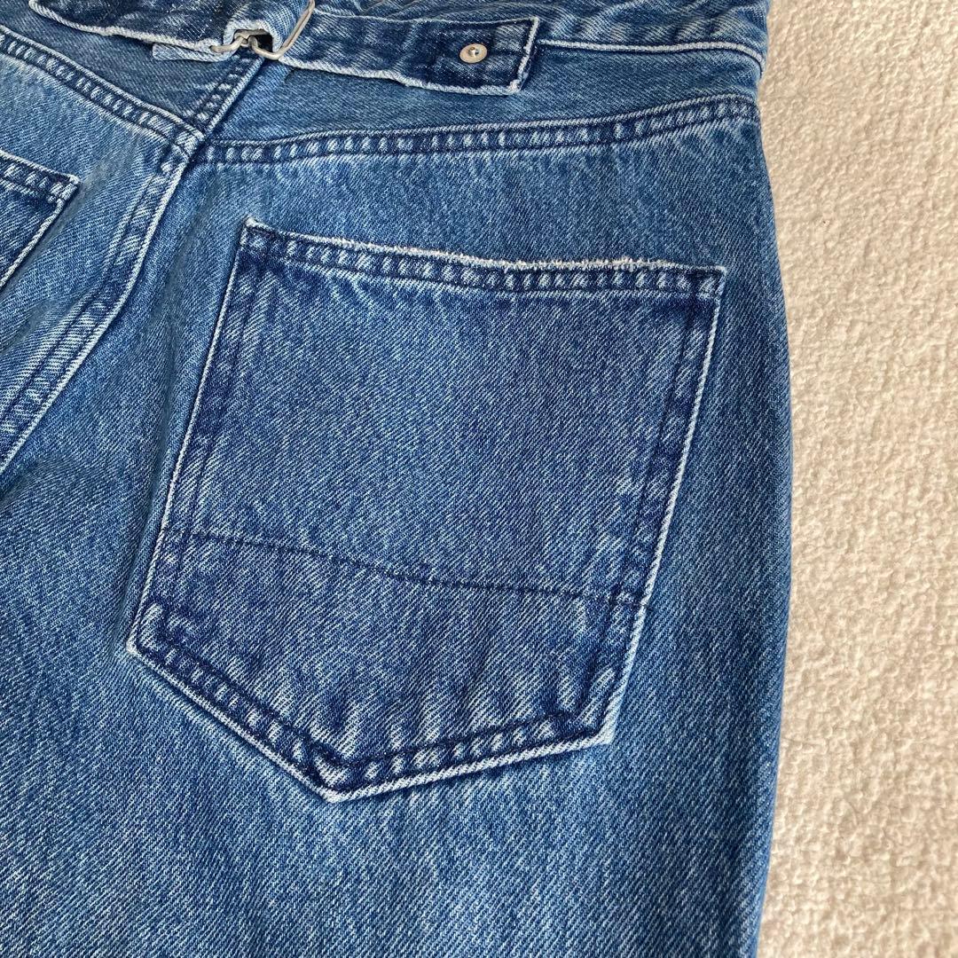 専用　新品 定価3万 woadblue ハイウエスト セミワイド フレアデニム