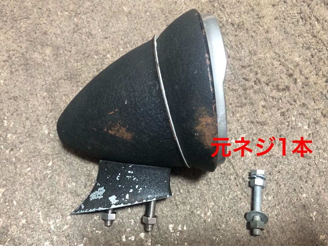当時物 旧車 ロケットなどカウル用 GTミラー ヤラレ 新品ネジ交換