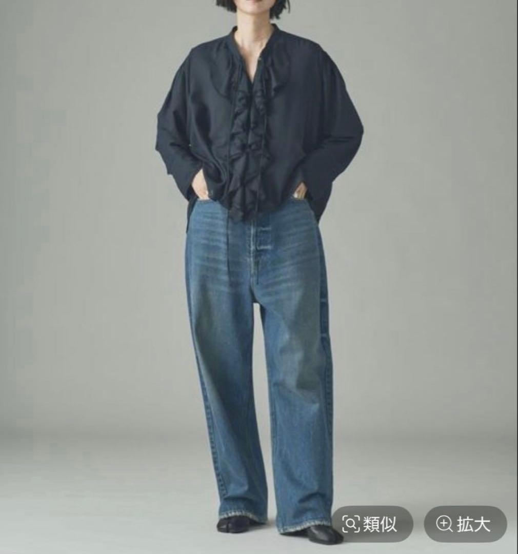 Curensology ＜&RC ＞ ワイドルーズデニムパンツ38