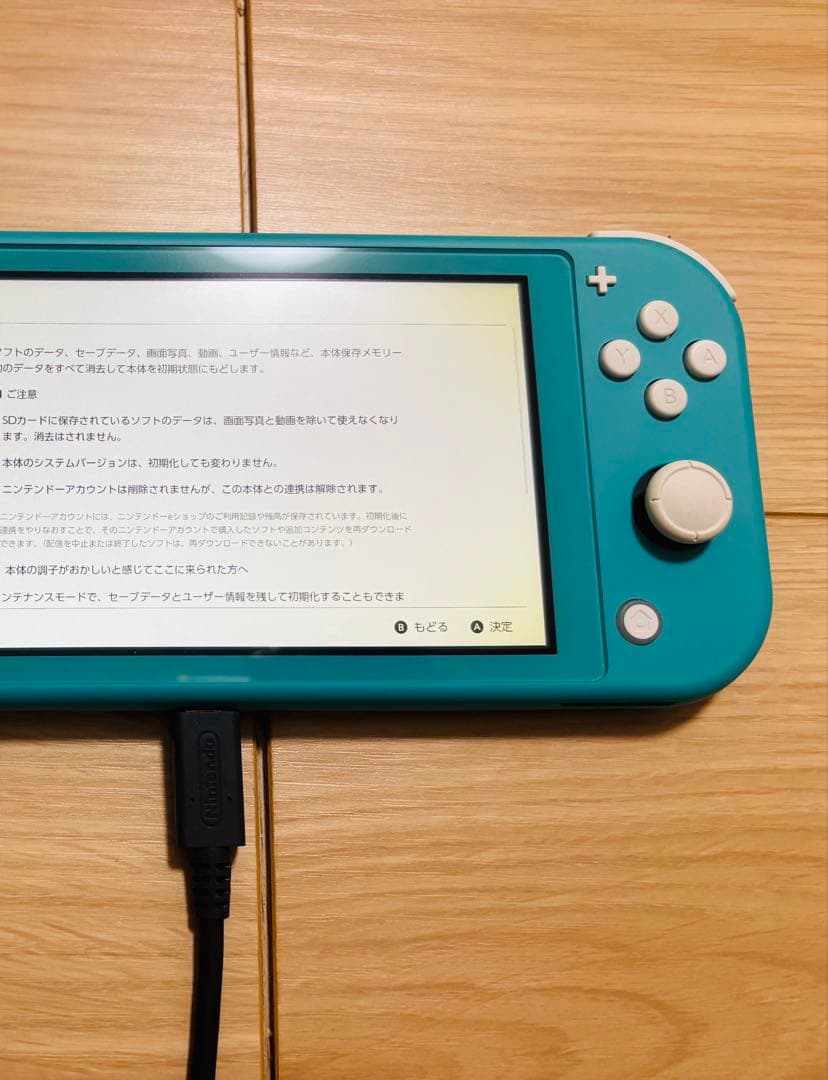 Nintendo Switch Lite ターコイズ 本体＋充電器＋外箱付き