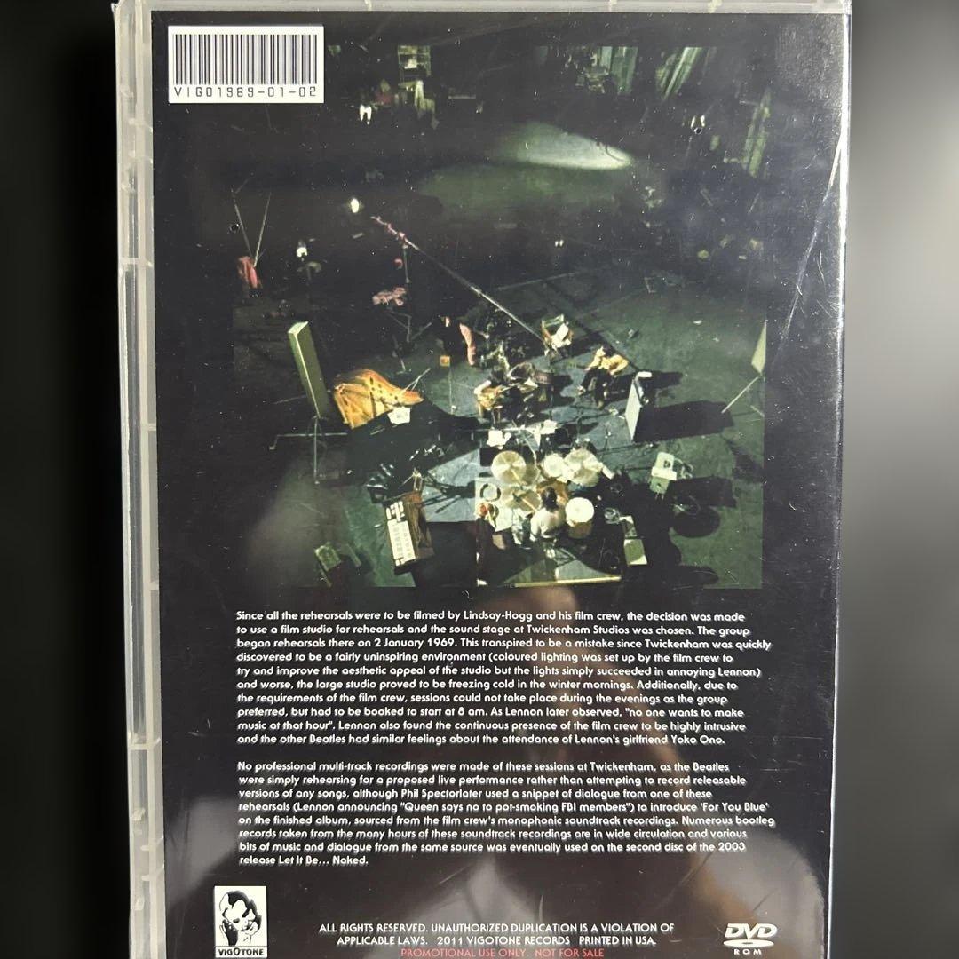 送料無料　未開封品　名盤　ザ-ビートルズ　ゲットバック　セッション　4DVD
