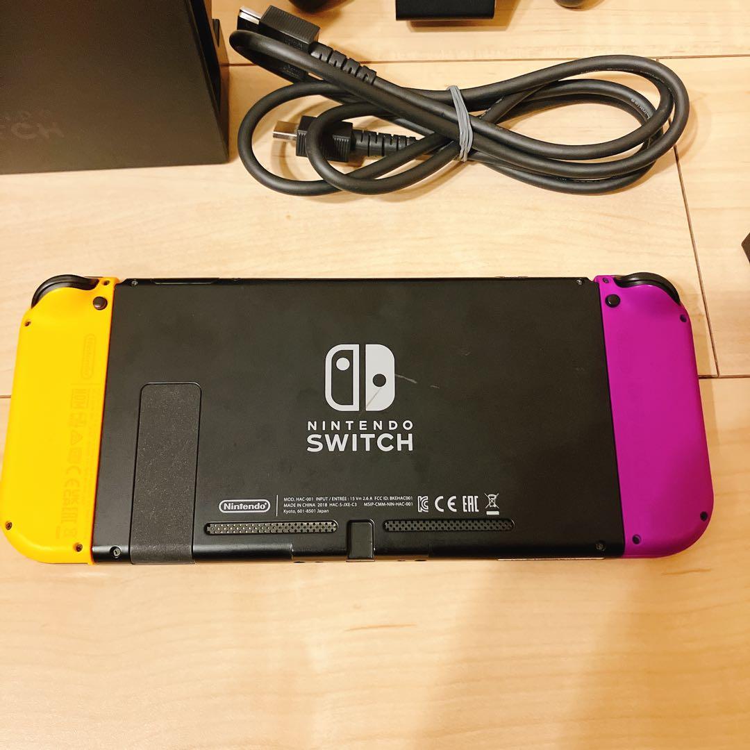 Nintendo Switch 本体 紫/黄色 Joy-Con