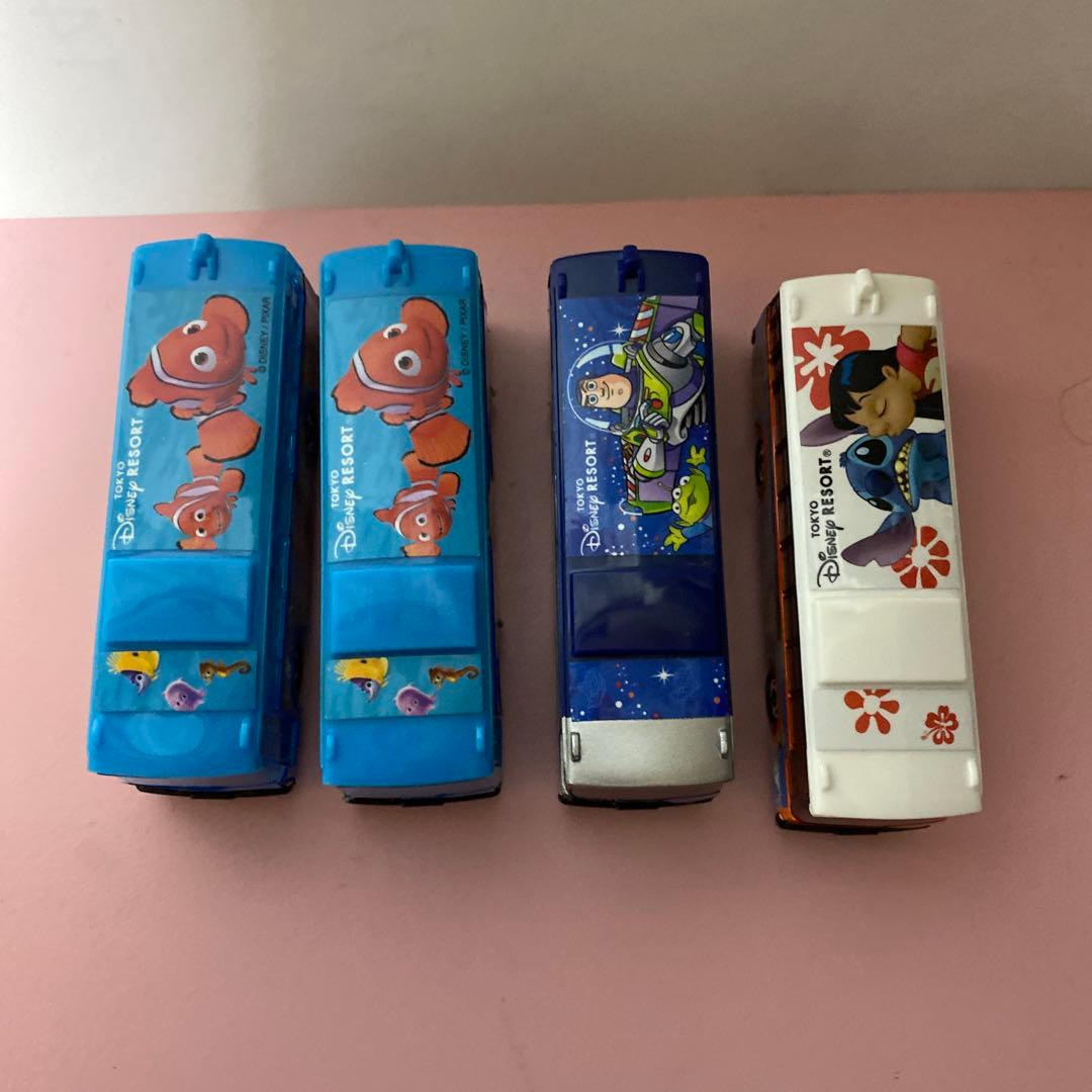 ディズニーリゾート トミカ ラッピングバス 4台セット