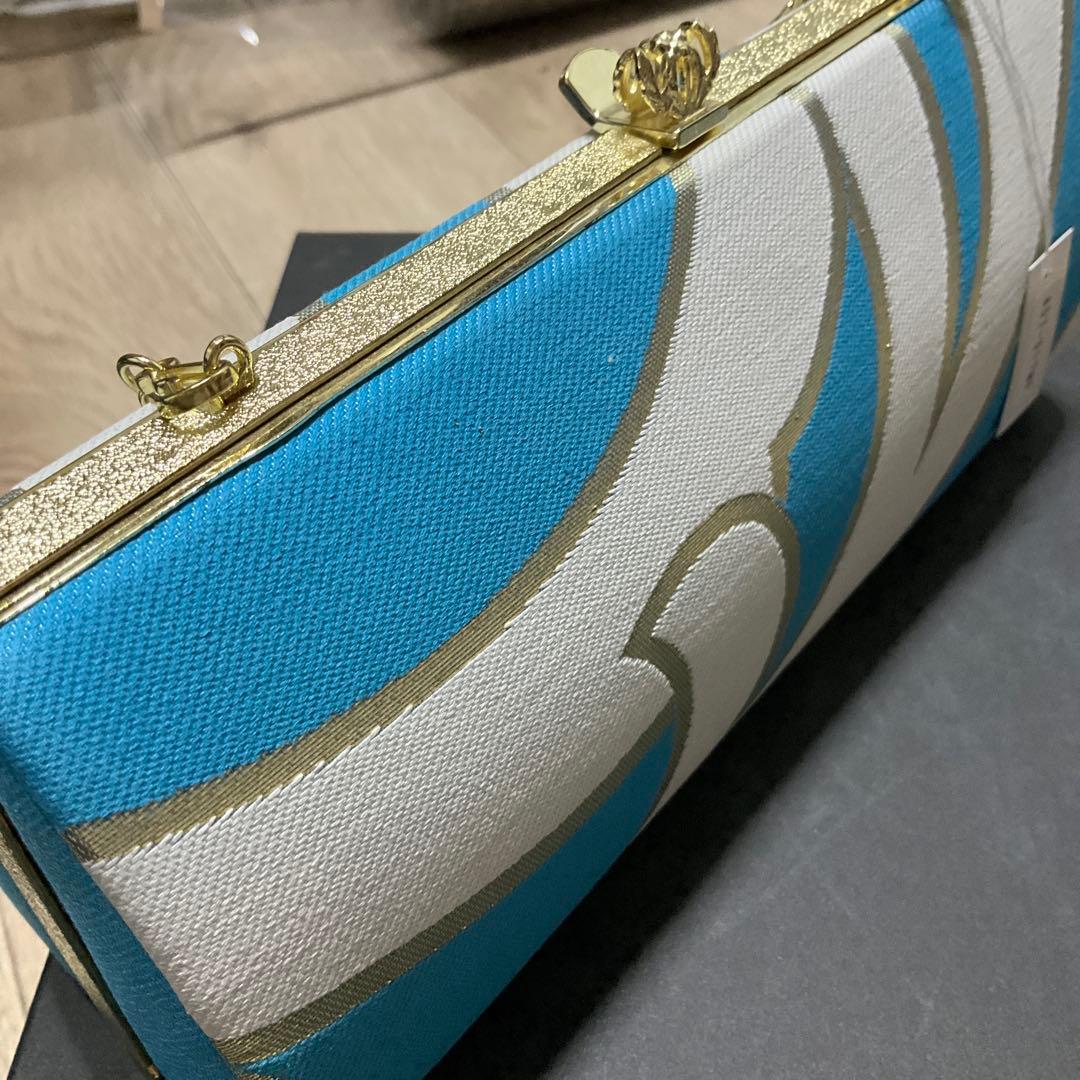 未使用◆振袖用◆草履和装バックセット◆本革使用◆24.5cm◆Fサイズ◆①