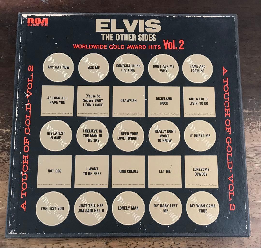 ■極美盤◾️エルヴィス全100曲収録8LP/2ボックスまとめて■ELVIS PRE