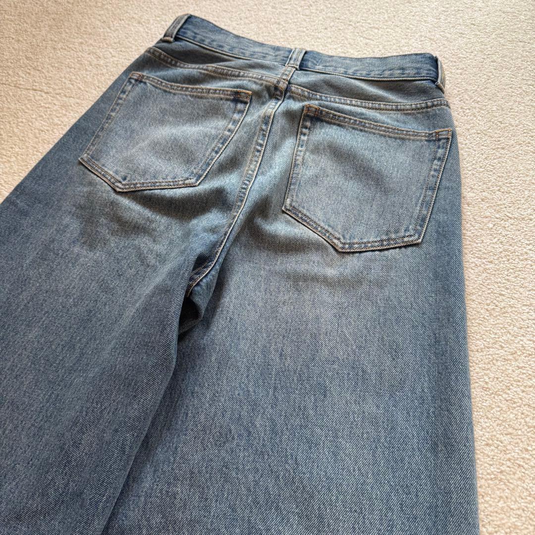 Plage R’IAM SUPER LOOSE デニム 34 サックスブルー