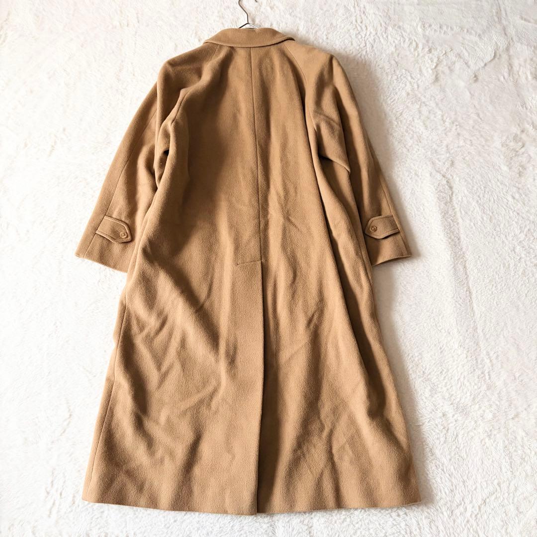 6222 美品✨ バーバリーズ バルマカンコート カシミヤ混 キャメル 11