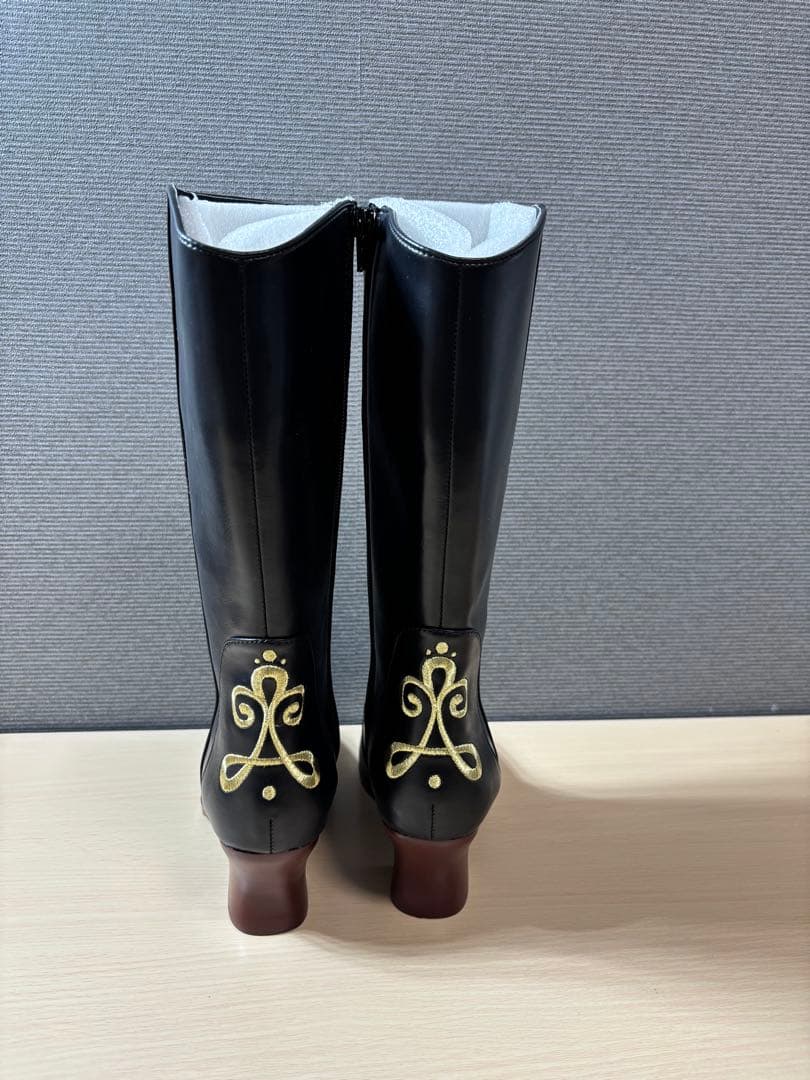 シークレットハニー アナ雪 刺繍ブーツ ブラック ディズニー サイズ2