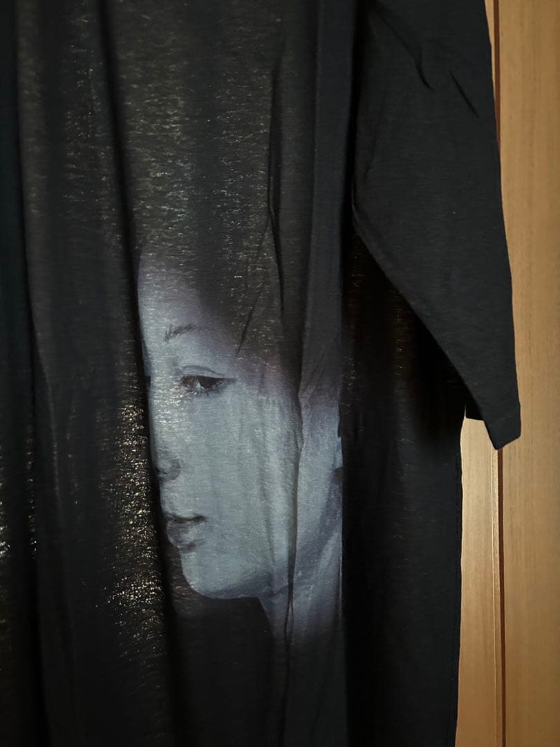白*様 YOHJI YAMAMOTO×内田スズメ　顔柄　ロングカットソー