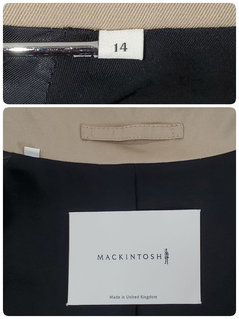 MACKINTOSH マッキントッシュ コットン綿100％ ロングトレンチコート