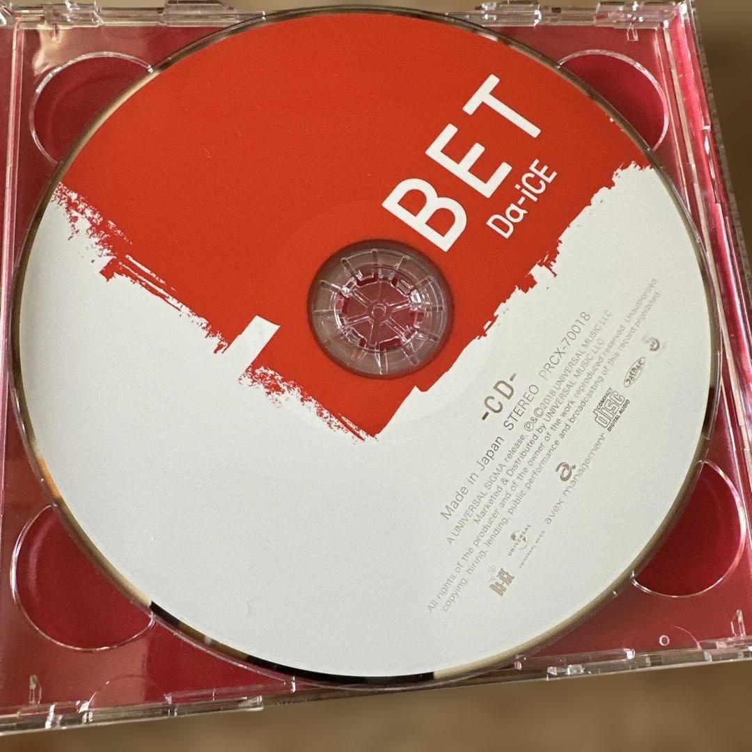 Da-iCE BET CD DVD 【FCファンクラブ限定盤】