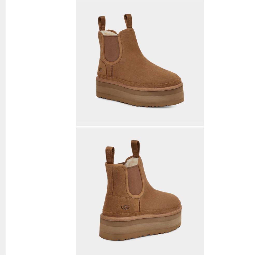 確実正規品 UGG ムートンブーツ 24cm 厚底