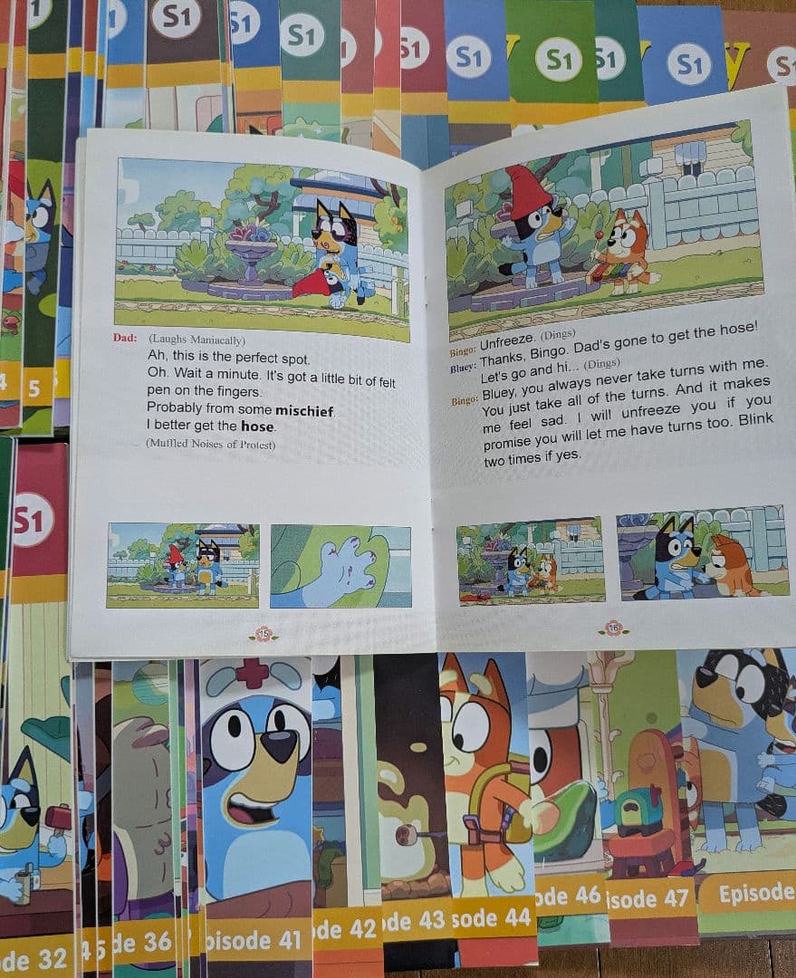 Blueyシーズン1 英語絵本セット全52冊　マイヤペン対応