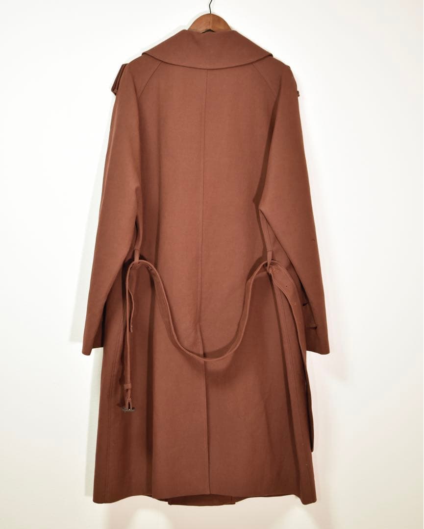 新品 doublet WOOD YARN TRENCH COAT 希少