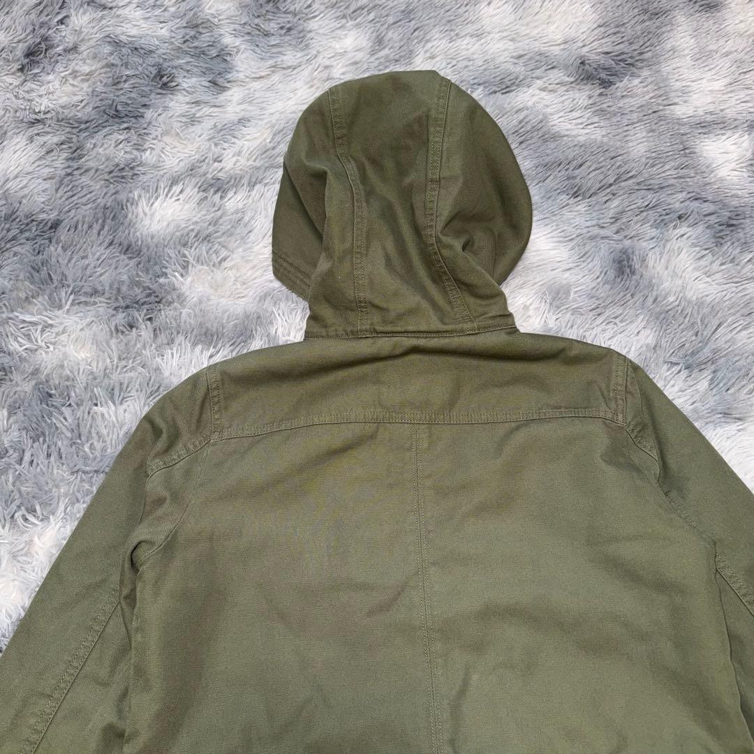 Patagonia モッズコート レディース 裏起毛カーキ XS