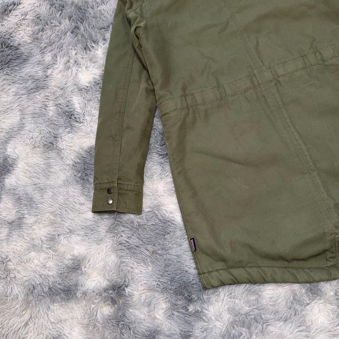 Patagonia モッズコート レディース 裏起毛カーキ XS