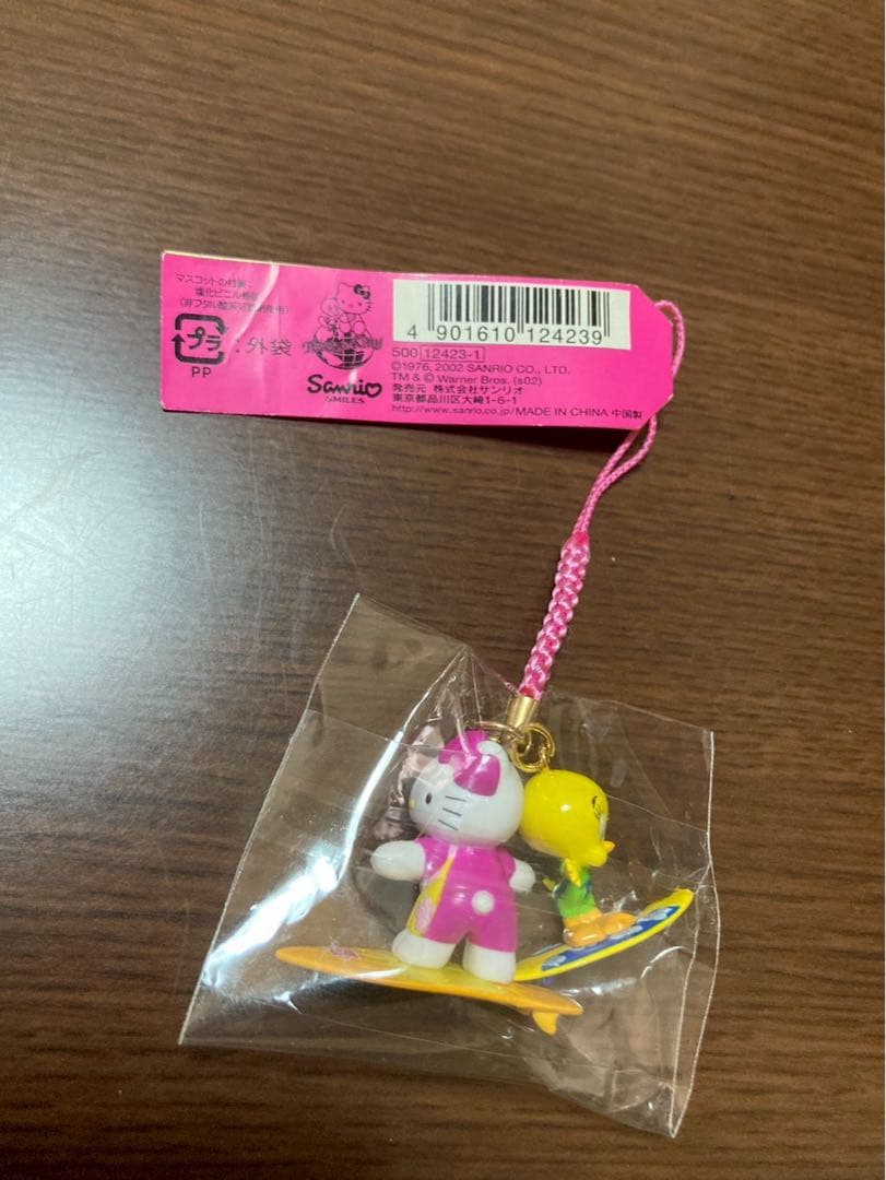 希少激レア 新品 ご当地 ハローキティ tweety トゥイーティー ストラップ