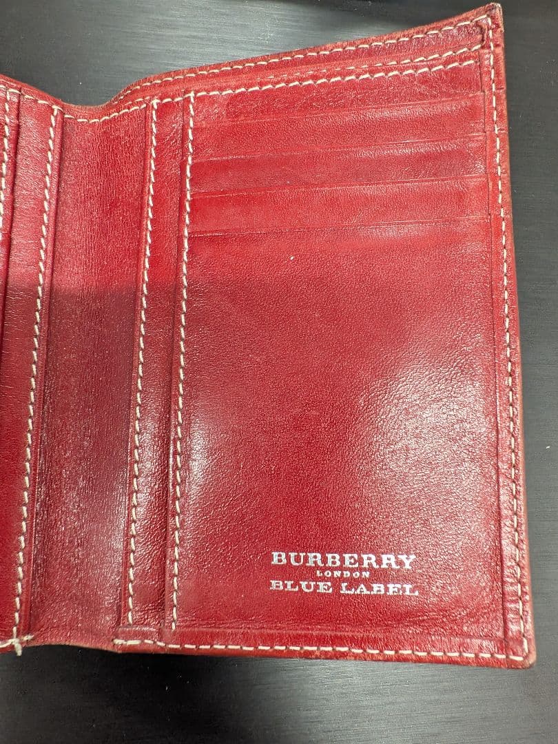 BURBERRY BLUE LABEL 二つ折り財布 ノバチェック 財布